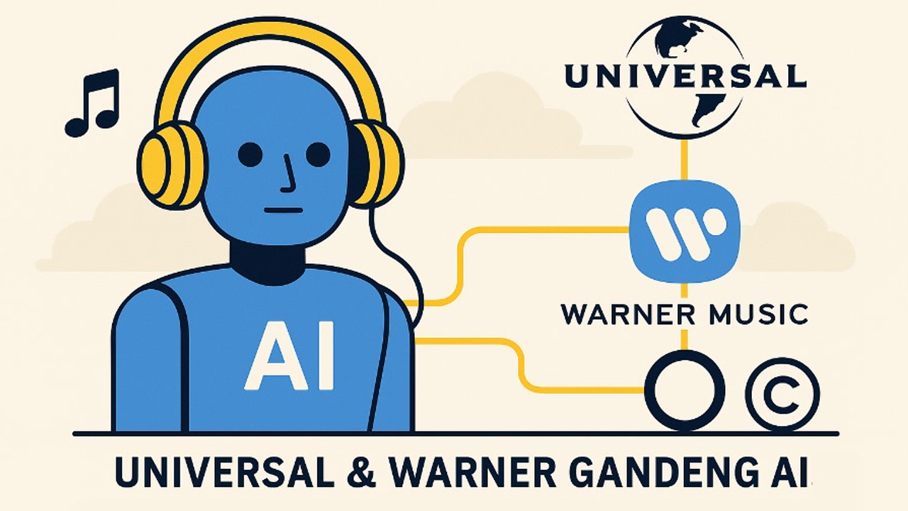 Universal & Warner Gandeng AI, Musik Kini Bisa Dipakai Legal