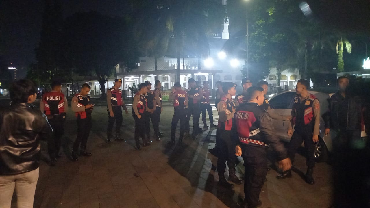 Patroli Malam di Kota Tasikmalaya, Polisi dan Tim Gabungan Cegah Balap Liar 