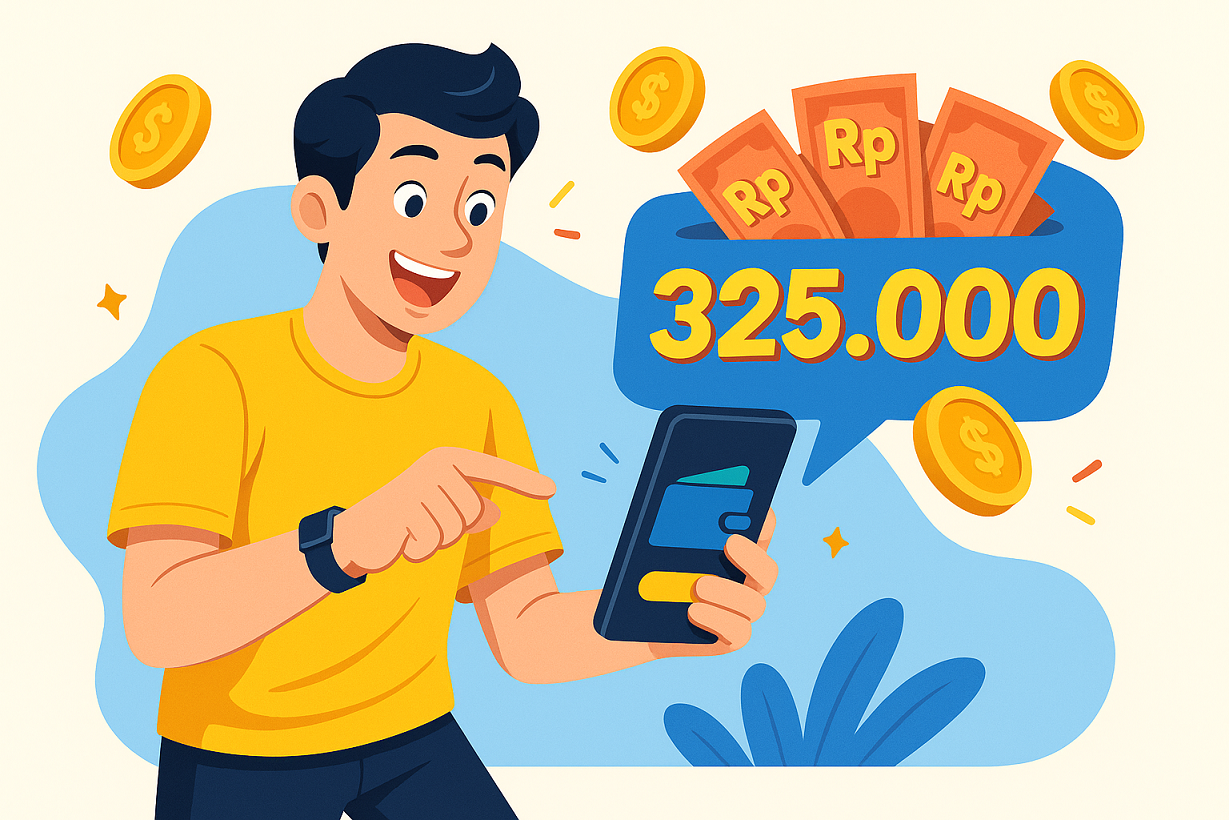 Klaim Dana Kaget Rp325.000 Tanpa Aplikasi, Cuma Klik Langsung Cair