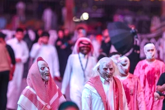 Pertama Kalinya, Warga Arab Saudi Bebas Rayakan Halloween