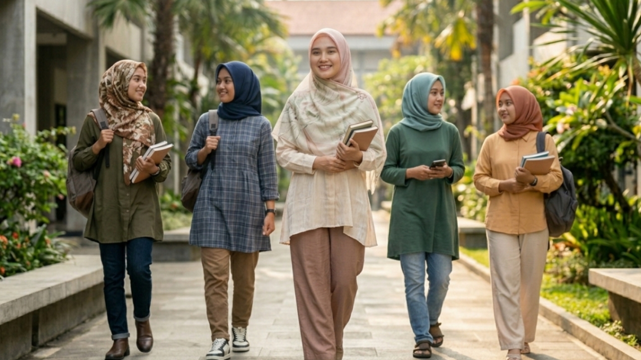 Hijab Layer untuk Gen Z Usia 20-an: Tampil Stylish, Simpel dan Syar’i Selama Ramadhan 