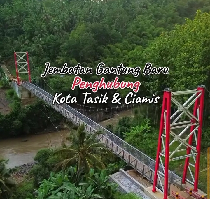 Jembatan Gantung Sukamenak, Penghubung Baru Tasikmalaya-Ciamis yang Jadi Viral!