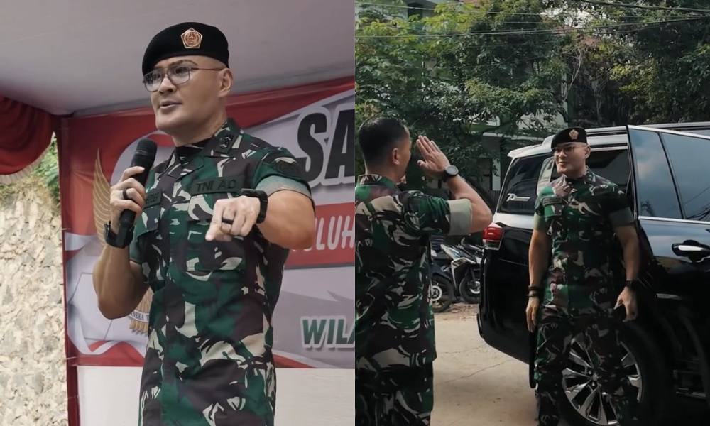 Momen Deddy Corbuzier Hadiri TMMD ke-122 di Bekasi, Disambut Meriah Para Siswa