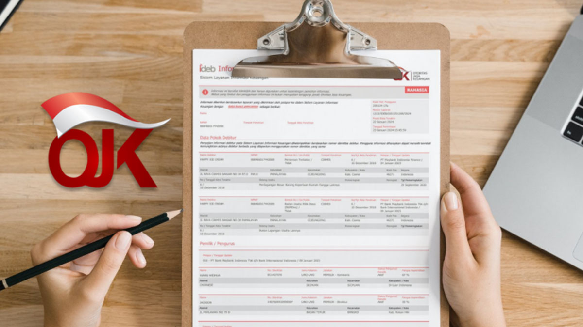 Ini Cara Cek SLIK OJK dan Hapus Data Pinjol Ilegal Jika Nama Tercatat di BI Checking Padahal Tak Pinjam Duit