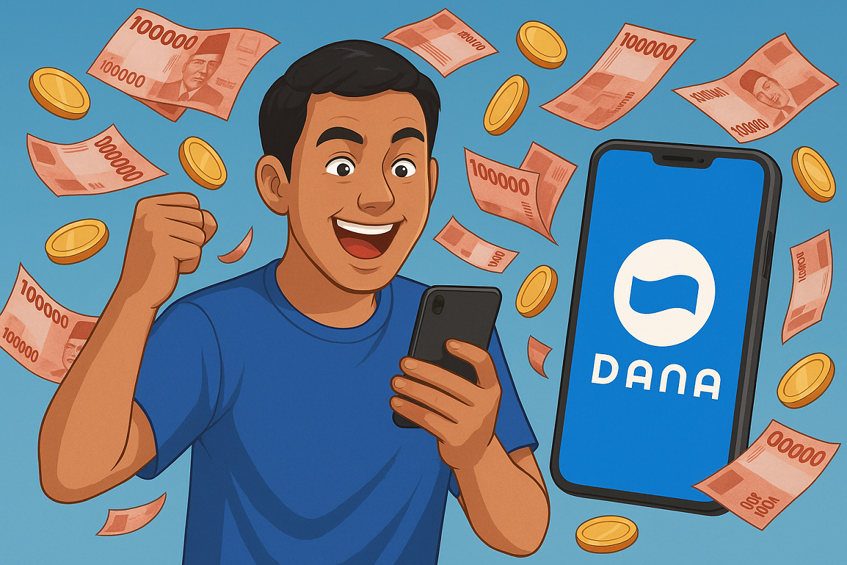 Cara Gajian Saldo DANA Gratis Berpotensi Dapat Hingga Rp800.000 Lewat Dana Kaget