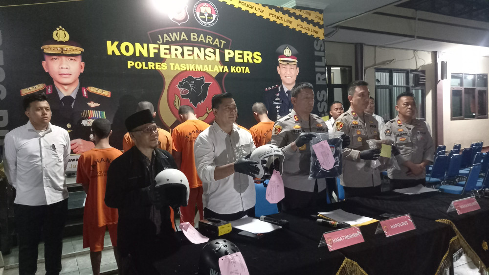 Polisi Berantas Kasus Kejahatan Jalanan di Kota Tasikmalaya, dari Pengeroyokan Acak hingga Lempar Batu