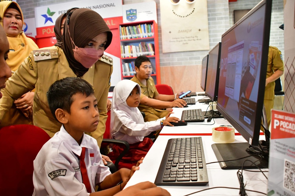Keren Bu Wali, Pojok Baca Digital Jadi Gaya Hidup Masyarakat Kota Banjar