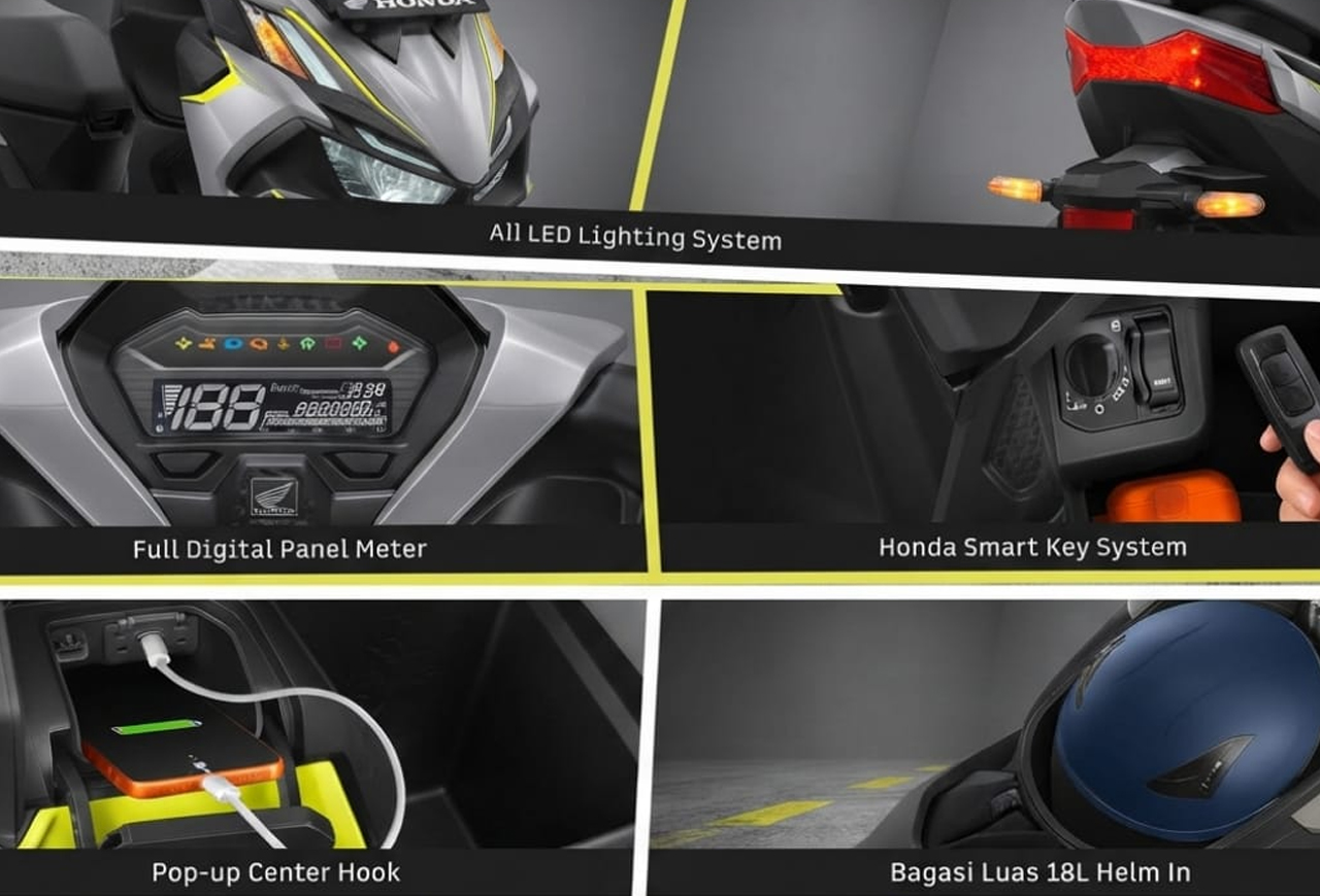 Makin Canggih! Ini Daftar Fitur dan Teknologi Vario Evo 160 Terbaru