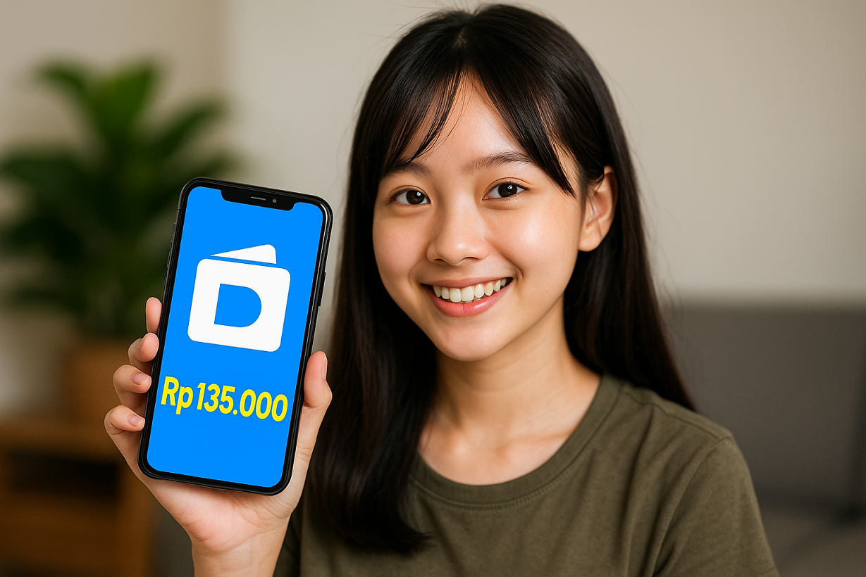 Cara Mendapatkan Saldo DANA Gratis Rp135 Ribu dari Aplikasi EarnBay
