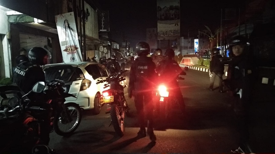 Lagi, Polisi Bubarkan Pesta Miras Jelang Sahur di Jalan HZ Mustofa Kota Tasikmalaya