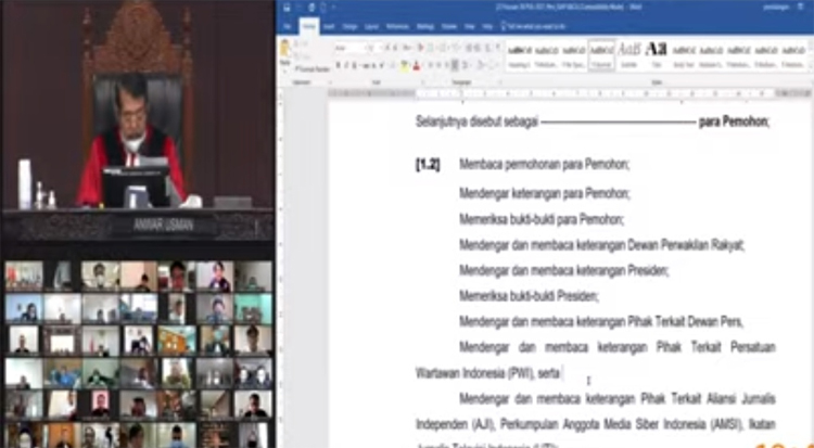 MK Tolak Gugatan Uji Materiil UU Pers, Begini Penjelasan Lengkapnya