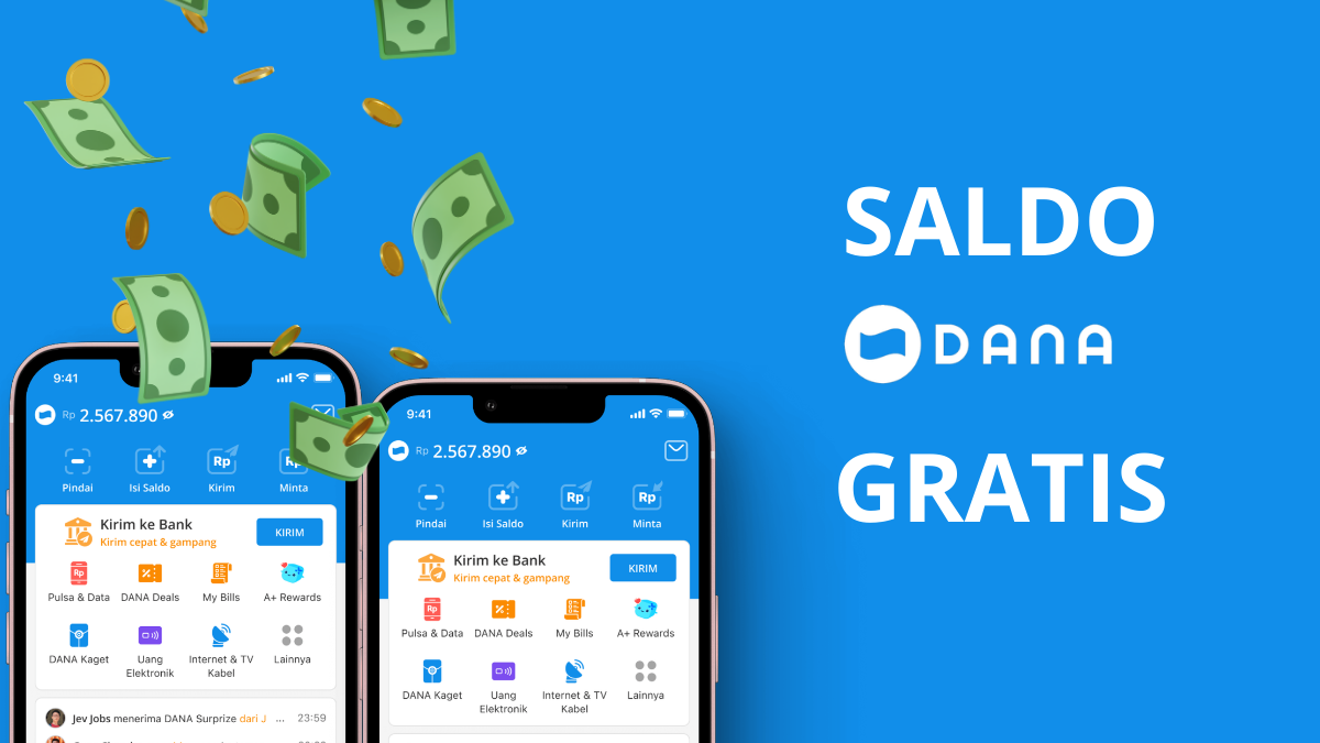 Saldo DANA Gratis Bisa Langsung Masuk ke Dompet Digital, Klaim Sekarang