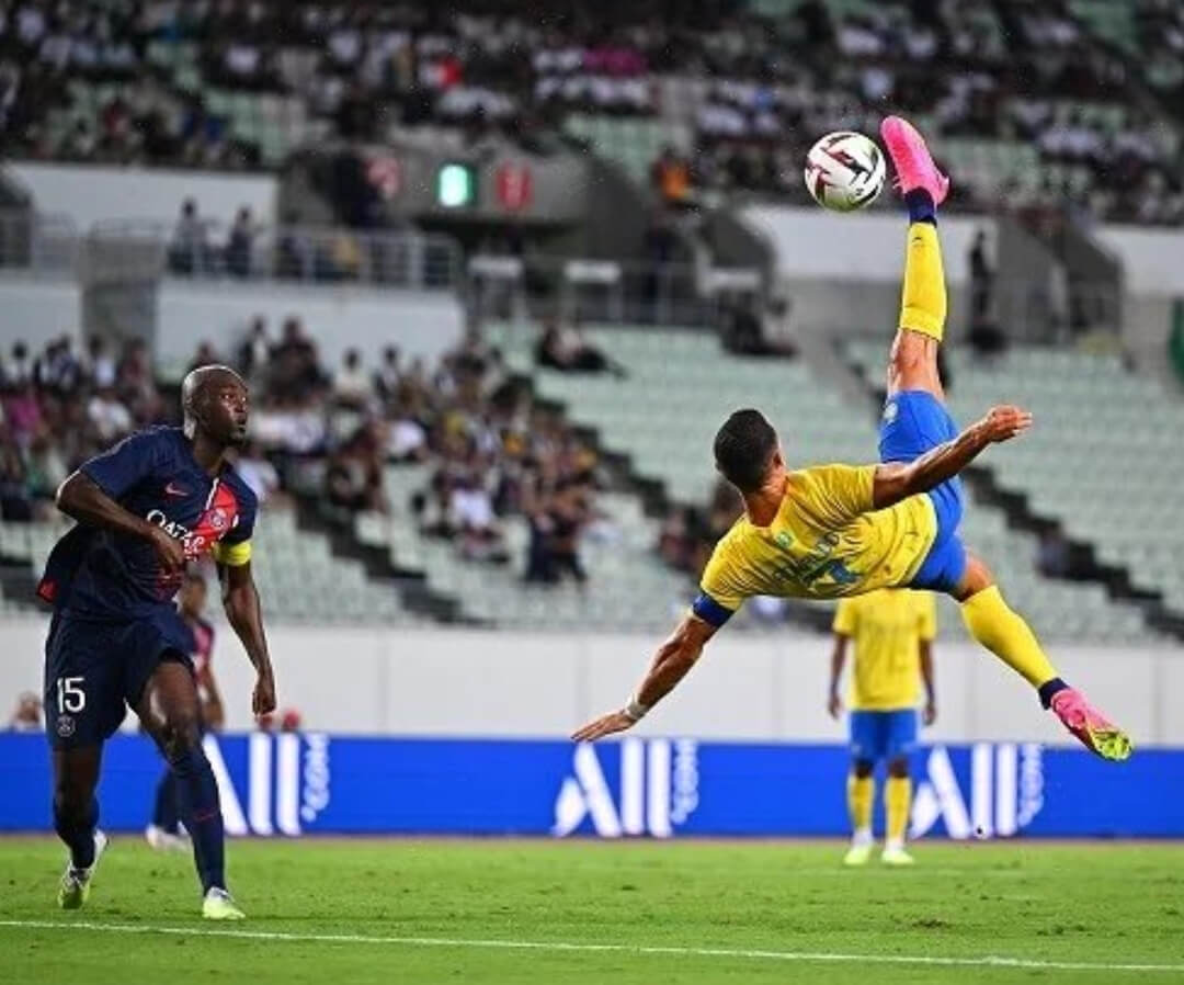 Ronaldo Aksi Salto, Al-Nassr Imbangi Paris Saint-Germain