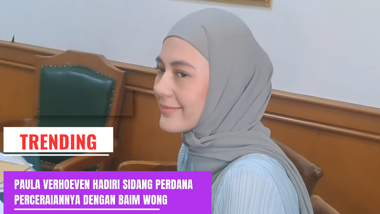 Paula Hadiri Sidang Perdana Perceraian dengan Baim Wong. Agenda Sidang : Mediasi