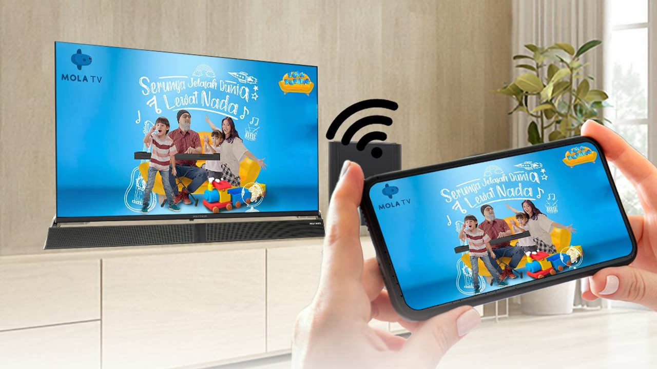 Cara Menampilkan Layar HP ke TV Polytron Tanpa Kabel, Mudah Banget!