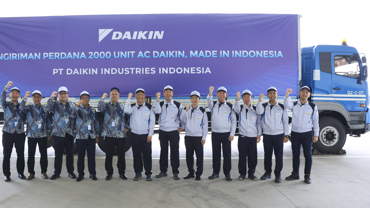 Resmi 2.000 Unit AC Nusantara Prestige Buatan Cikarang Mulai Dikirim Daikin ke Seluruh Indonesia