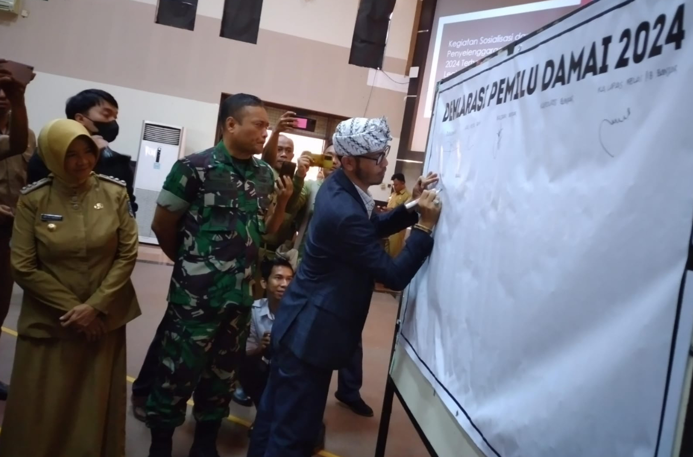 Deklarasi Pemilu Damai 2024, Wali Kota Banjar Ajak Bacaleg Sambut dengan Suka Cita