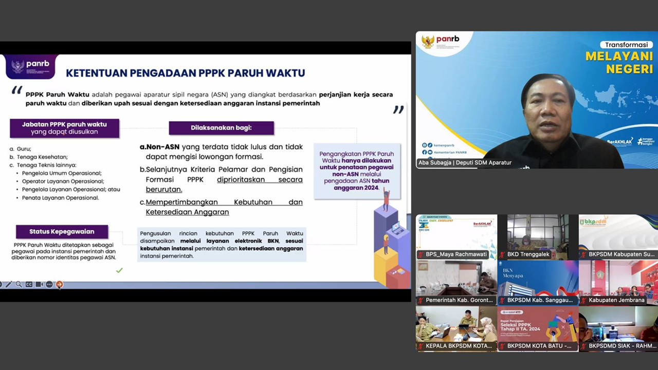 Clear! Mekanisme Pengadaan PPPK Paruh Waktu Resmi Dijelaskan Kementerian PANRB