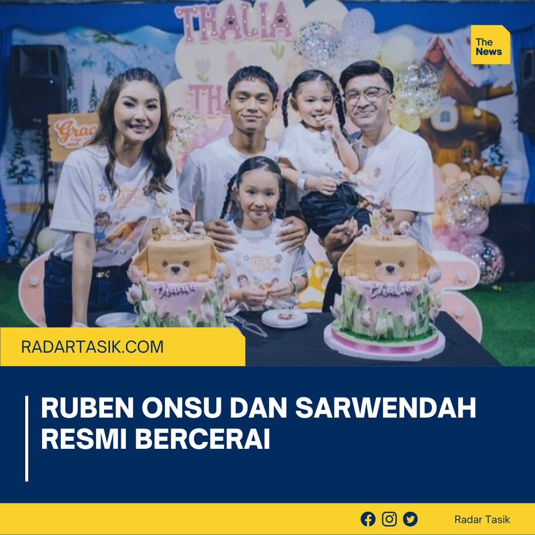 Ruben Onsu dan Sarwendah Resmi Bercerai Setelah Pengadilan Negeri (PN) Jakarta Selatan Mengeluarkan Keputusan 