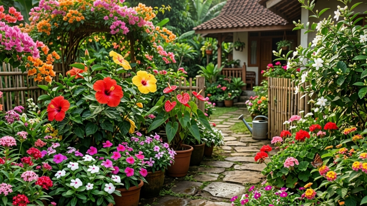 8 Tanaman Tropis yang Mudah Dirawat Sehari-hari, Bikin Taman Rumah Selalu Berbunga