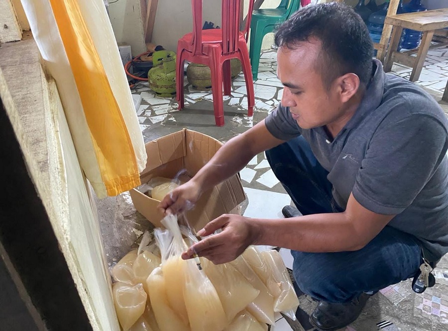 Jelang Ramadan Personel Gabungan Polsek Banjar Sapu Bersih Peredaran Miras Jenis Tuak