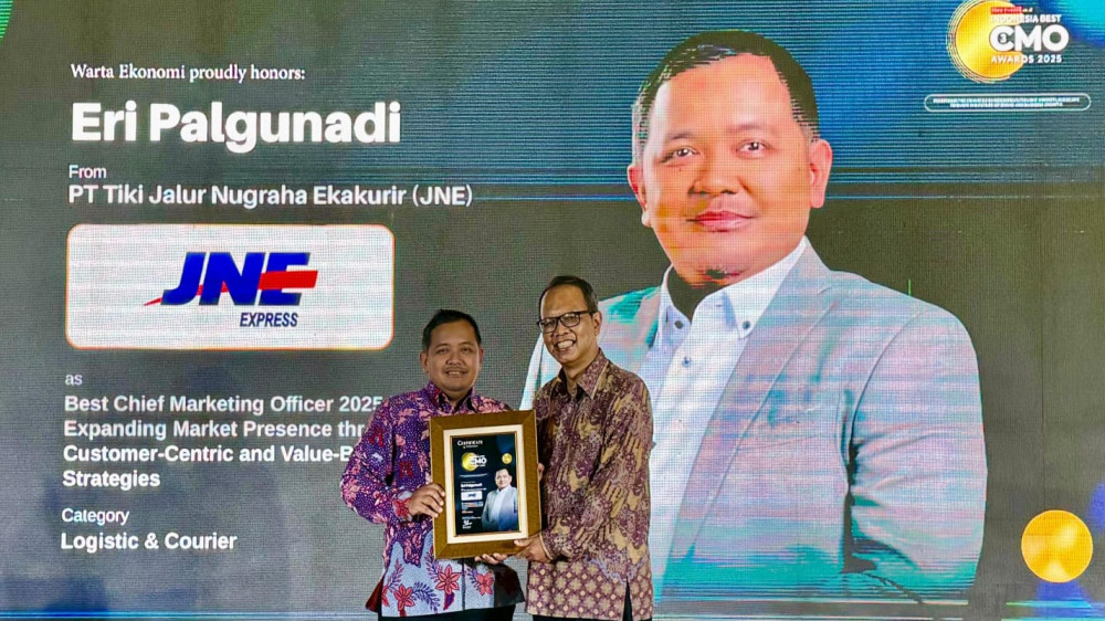 Strategi Pemasaran Inovatif dan Humanis, Kunci JNE Raih Best CMO Award 2025