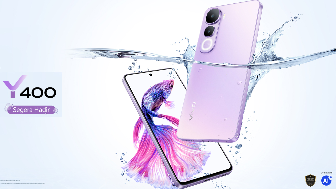 Segera Vivo Y400 Rilis di Indonesia Resmi, Bawa Kamera Sony dengan Fitur Underwater Photography Mode