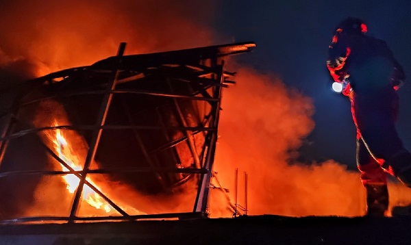 Detik-Detik Lansia di Ciamis Selamat dari Kebakaran, Selamatkan Diri Bersama Istrinya 