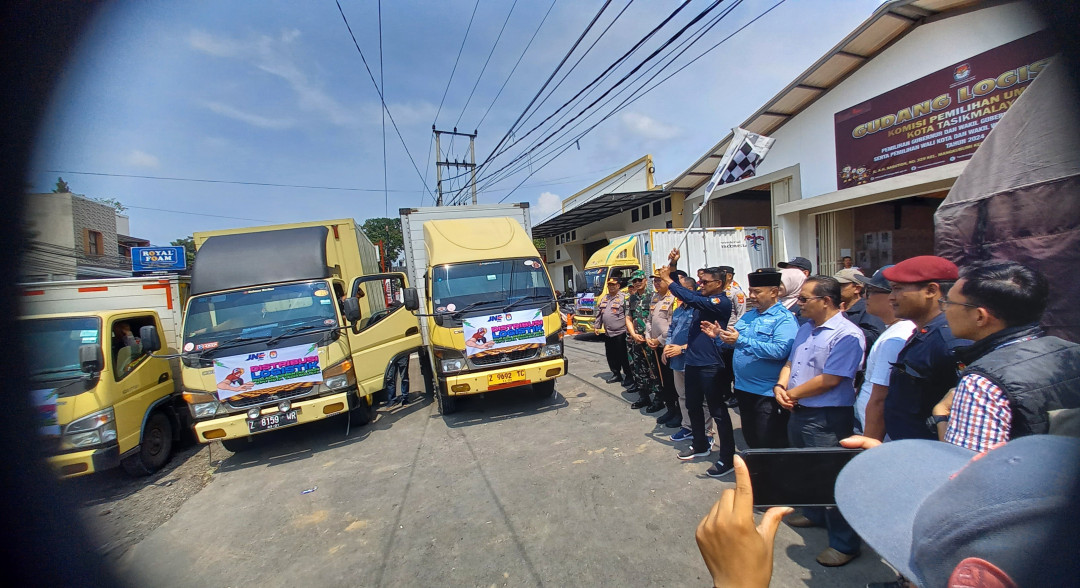 Distribusi Logistik Pilkada 2024 di Kota Tasikmalaya Dimulai! Hari ini 6 Kecamatan, Sisanya Besok