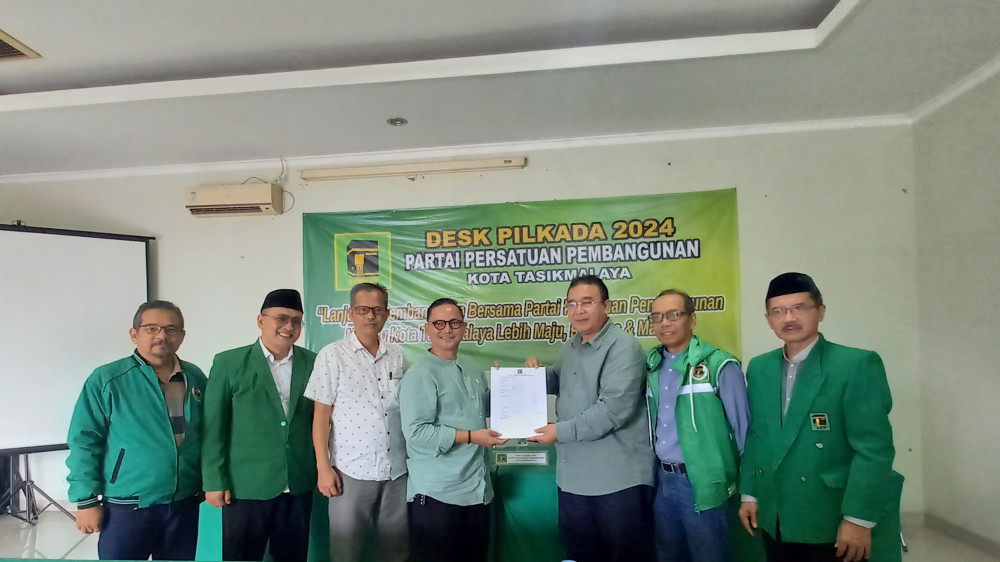 Ivan Ambil Formulir Pendaftaran Penjaringan PPP, Bukti Keseriusan Maju di Pilkada 2024 Kota Tasikmalaya