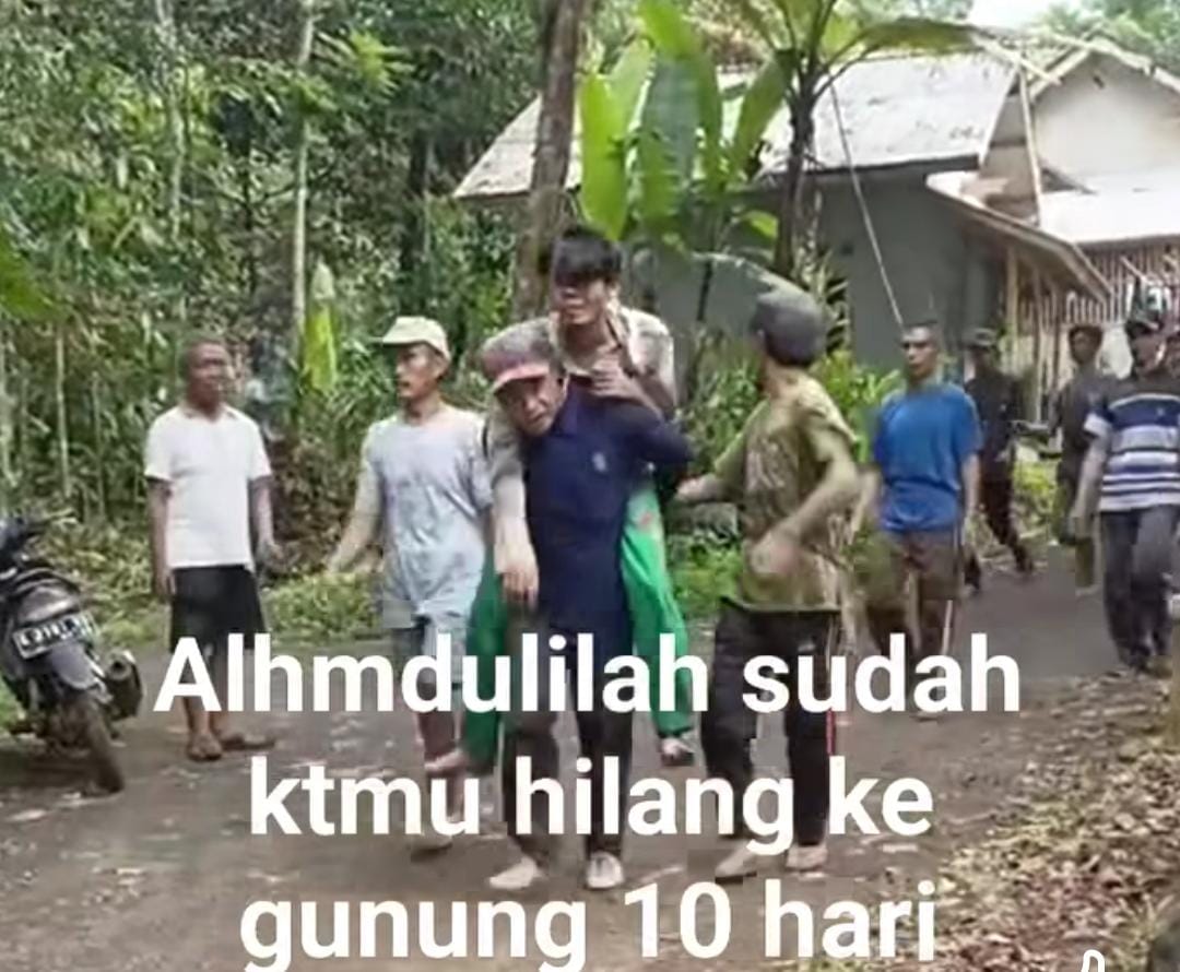 10 Hari Hilang di Gunung Sawal, Pria Ciamis Ditemukan Lemas Dekat Bendungan 