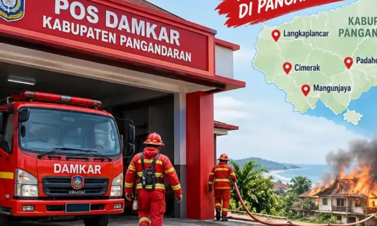 Pos Damkar Pangandaran Masih Terbatas, Warga Minta Padaherang Jadi Prioritas