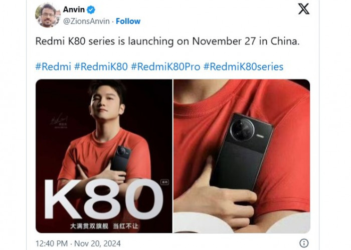 Bocoran Fitur! Redmi K80 dan K80 Pro Segera Rilis Cek Tanggal nya di Sini