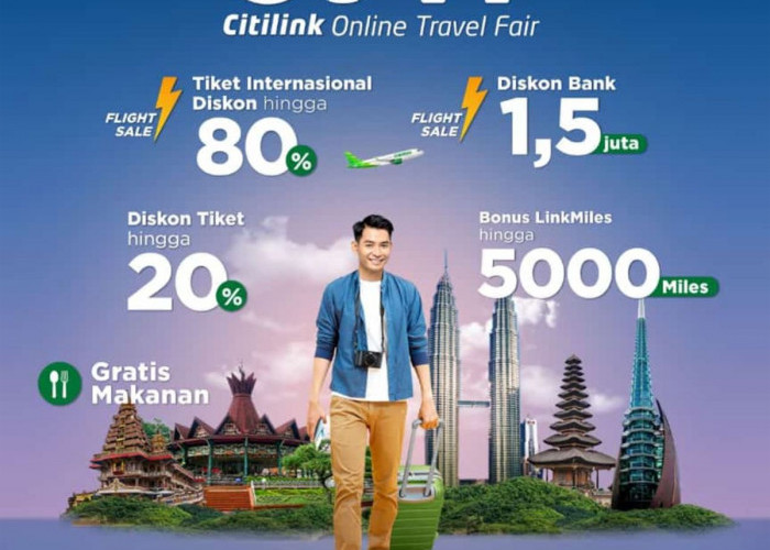 Siap-Siap Beli Tiket Mudik Lebaran, BRI dan Citilink Kembali Gelar Online Travel Fair