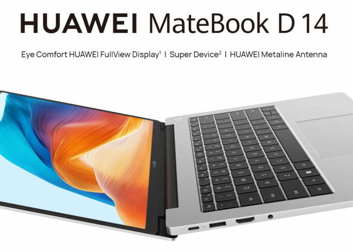 Laptop Profesional untuk Profesional Aktif Huawei Matebook D14 2024