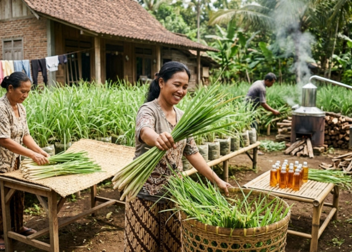 Serai Wangi dari Pekarangan Jadi Cuan, Ini Cara Cerdas Memulai Usaha Rumahan yang Menjanjikan