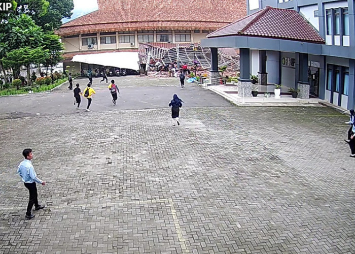 Atap Gazebo FKIP Unsil Tasikmalaya Ambruk, 17 Mahasiswa Terluka, ini Nama-Nama Korban