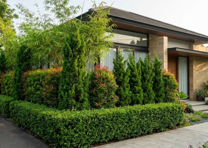 5 Jenis Tanaman Pagar Rumah Minimalis yang Mudah Dirawat dan Tetap Privat