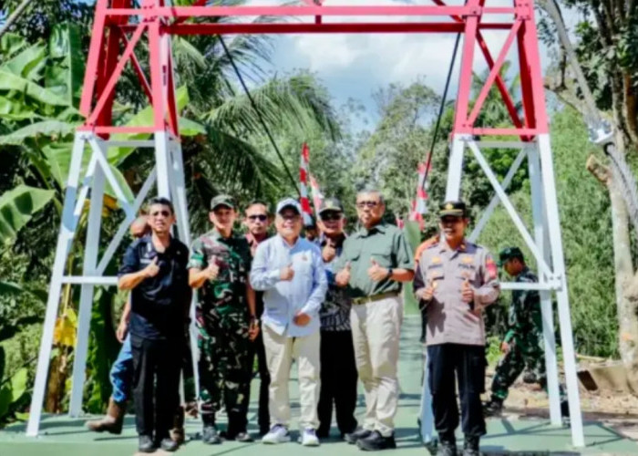 Jembatan Perintis Garuda Resmi Dibuka, Warga Sidaharja-Purwadadi Kini Tak Perlu Lagi Memutar Jauh