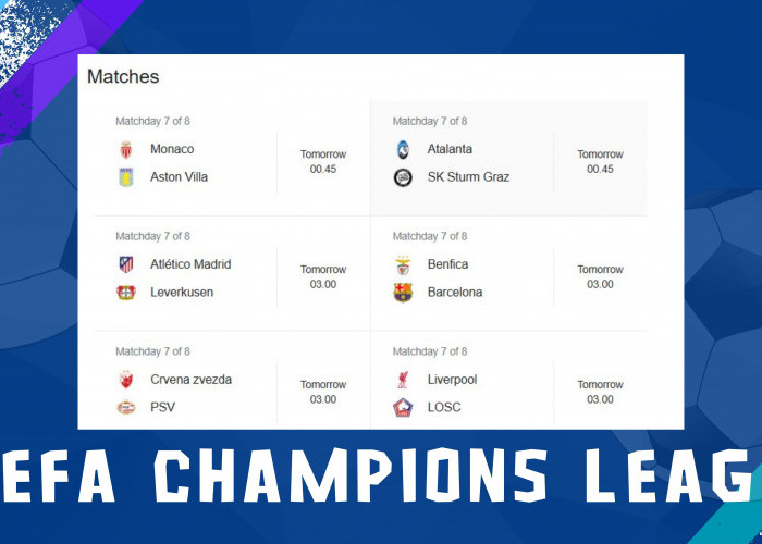 Liverpool, Barcelona, Juventus Berlaga Malam Ini! Jadwal Lengkap Liga Champions 2024/25 Matchday 7