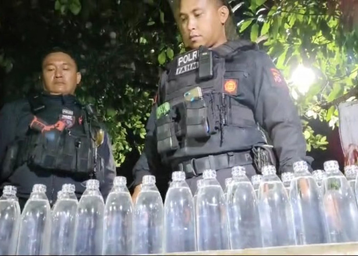 Maung Galunggung Juga Amankan Puluhan Botol Miras Ilegal dalam Patroli Menjelang Tahun Baru