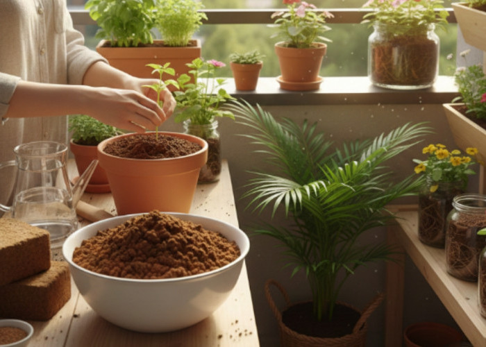 Cocopeat dari Serabut Kelapa, Solusi Media Tanam Modern Untuk Tanaman Hias maupun Berkebun