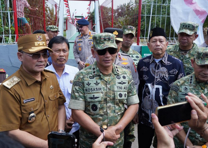Pangdam III/Siliwangi Mayjen TNI Kosasih Resmikan Jembatan Perintis Garuda III di Kota Cirebon