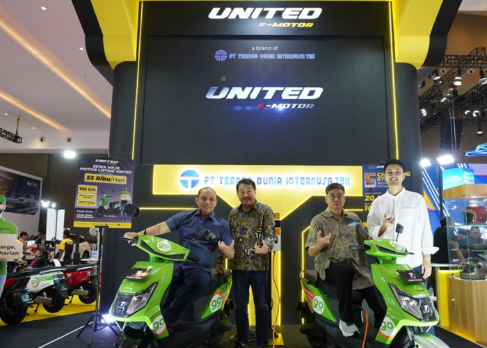 United MX1200 Li, Motor Listrik Efisien untuk Ojol, Sekali Charge Melaju 180 KM