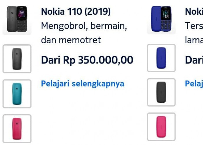 INI Rekomendasi HP Jadul Tahan Banting yang Sudah Dilengkapi Kamera, Nomor 3 Ada Nokia 110