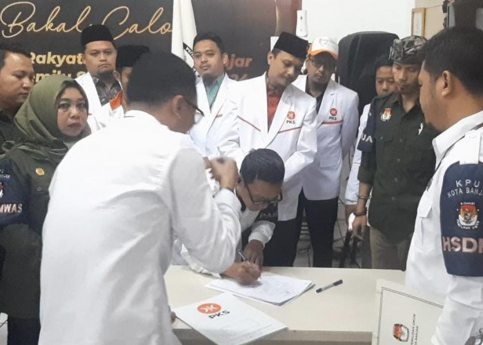 KPU Kota Banjar Baru Terima 1 Pendaftar Bacaleg, PKS Targetkan Jumlah Kursi Naik Pada Pileg 2024