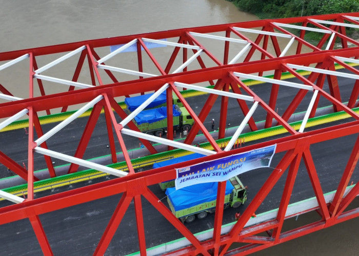 Hasil Uji Laik Fungsi Jembatan Baja Terpanjang di Tol Trans Sumatera Diungkap BPJT