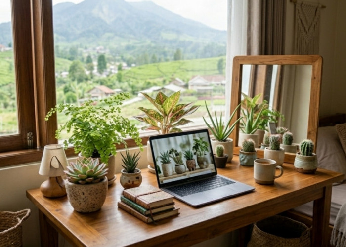 Kamar Terlihat Lebih Hidup Dengan 5 Tanaman Mini, Cocok untuk Meja dan Sudut Ruang Sempit