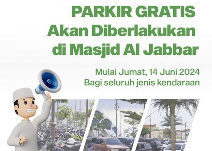 Parkir Masjid Raya Al Jabbar Gratis! Satgas Saber Pungli Pantau Proses Lelang