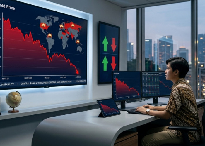 Hargs Emas Anjlok di Tengah Isu Perang Dunia, Apa yang Sebenarnya Terjadi di balik Pasar?